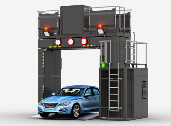 DTP 320DV dual-view dual-energy X-ray passenger vehicle screening system for safe non-intrusive inspection
