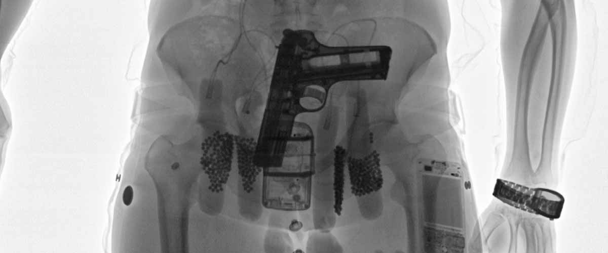 Full Body Scanner X-ray Image