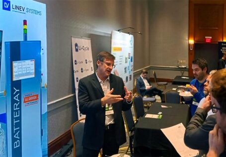 LINEV Systems at EV Battery Recycling Conference