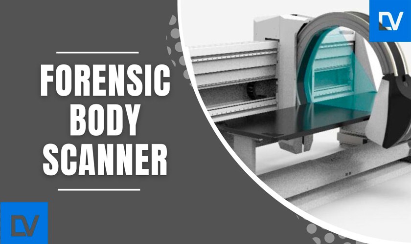 Forensic whole-body digital X-ray medical scanner