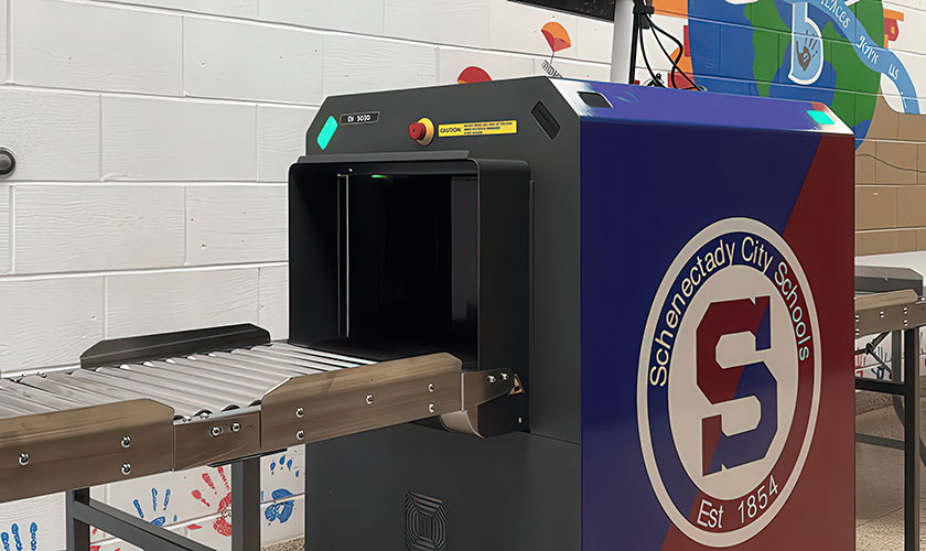 Schenectady High School – LINEV Systems - X-ray Security Threat Detection Systems Schenectady High School
