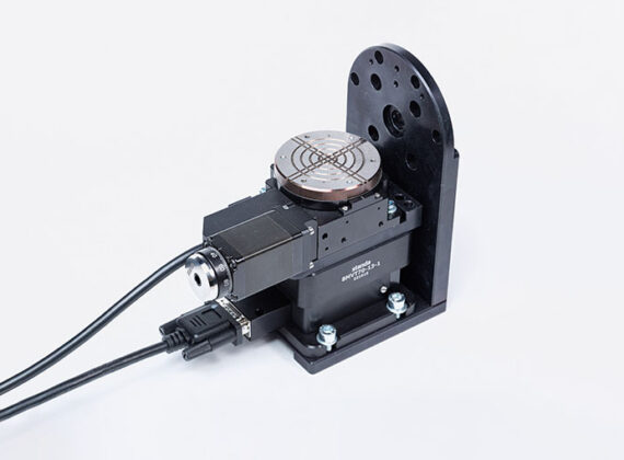 Two-axis Z-Phi sample stage