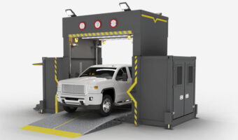 DTP 200R highly relocatable drive-through X-ray screening system for occupied passenger cars vans and minibuses
